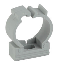 Fasteners-clip ERA CLIP-F-32 for pipe with retainer grey d32mm 40pcs