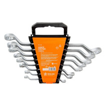 Набор ключей накидных 8 предм. (6*7,8*9,10*11,12*13,14*15,16*17,18*19,20*22мм) пласт.держат. AT-8-48