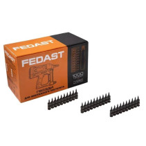 Гвозди 2,7*19 мм для монтажного пистолета кованые с ребрами жесткости Bullet Point FEDAST (1000 шт)