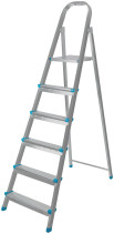 Steel ladder, 6 steps, weight 6.4 kg