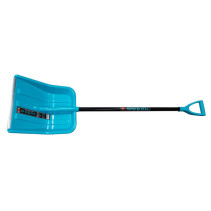Лопата пластмассовая Фобос с планкой с алюминиевым черенком и V-ручкой