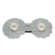 Radius templates 7.5-15 mm, 16+16