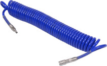 Pneumatic hose 8x12 mm, 15 m, spiral, polyurethane, fittings MASTAK 680-08115SQ