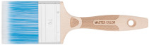 The brush is fluted, thick. 18 mm, PBT bristles, stainless steel crimp., beech handle, width 70 mm