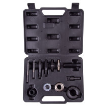 Ford/GM/Chrysler power steering pump mounting/dismounting kit, case, 12 items AFFIX AF10140012C