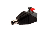 Разъем питания штекер 2.1х5.5 с быстрозажимной клеммной колодкой RIPO (упк.5шт.)