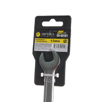 Ключ комбинированный 13мм ER-53131 (Chrome vanadium) на держателе PRO ЭВРИКА 1/20/400