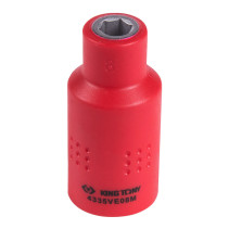 Socket head dielectric hexagonal 1/2", 8 mm KING TONY 4335VE08M