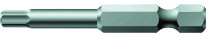840/4 Z Hex-Plus BO бита под внутренний шестигранник, с отверстием под штифт, вязкая твёрдость, хвостовик 1/4" E 6.3, 4 x 89 мм