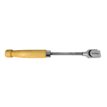 Scraper holder with wooden handle L=350 mm Beltools