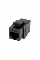 WRline WR-CA-KJ-8p8c-C5E Проходной адаптер формата Keystone, RJ45-RJ45 (8p8c), категория 5е, неэкранированный, цвет черный