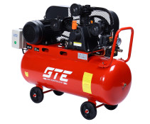 Компрессор пневматический 380В 3.0кВт 8атм. 400л/мин. ресивер-100л поршневой ременной GTE