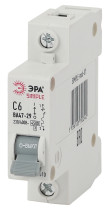 Автоматический выключатель ЭРА SIMPLE SIMPLE-mod-01 ВА 47-29 1P 6А кривая С 4,5кА