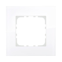 Frame 1-post, natural glass (white) LK80