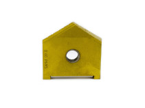 Drill bit 60 R6M5 for metal (plate) 2000-1245 GOST 25526-82 wear-resistant coating "Russian Tool" (RI)