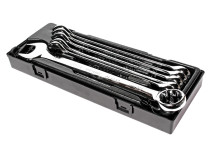 Набор ключей комбинированных 24-32мм с зеркальной полировкой 8 предметов в кейсе JTC