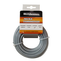 MegArsenal d3.0 trimmer line circle with metal. with a core of 15m