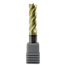 Carbide end mill c/x f 16x45x100 mm z=4 stainless steel and titanium, coated with ZrN, HRC 68 TORNERI T026112