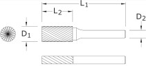 Carbide borehole CB-B0210/3 DM