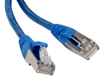 PC-LPM-STP-RJ45-RJ45-C5e-1M-LSZH-BL Патч-корд F/UTP, экранированный, Cat.5е (100% Fluke Component Tested), LSZH, 1 м, синий