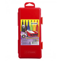 Markers STAMM "Cars", 06cv., washable, red plastic. pencil case, European suspension