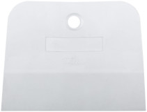 White rubber spatula 100 mm