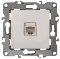 Розетка ЭРА Серия 12 12-3107-02 информационная RJ45 IP20 слоновая кость