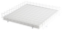 Решетка защитная ЭРА SPO-BAR-650-650 из армированной стали для светильников армстронг