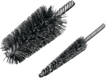 IBD conical brush, 170*100 mm, diameter 15*25 mm, double spiral, straight steel wire STA 0.20 mm, shank 3.0mm