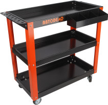 Tool cart open 3 shelves (705x360x750 mm) Avtodor 44223