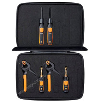 A set of smart probes for refrigeration systems (case/2x Testo 549i 2 Gen /2x Testo 115i 2 Gen) battery calibration protocol