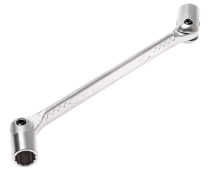 Ключ торцевой прямой 12х13мм шарнирный L=220мм JTC