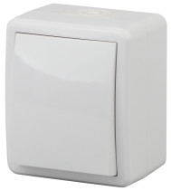 Выключатель ЭРА Эксперт 11-1401-01 IP54 10АХ-250В ОУ белый