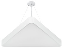 Светильник LED ЭРА Geometria SPO-151-W-40K-030 Delta 30Вт 4000К 3000Лм IP40 600*80 белый подвесной драйвер внутри