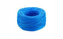 Кабель витая пара UTP 4 CAT6 23AWG Cu Ripo Premium, 25м.,Fluke test (КСВПВ -6 4*2*0.58), синий