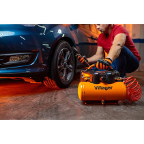 Villager VAT 0640 rechargeable air compressor (no battery and charger included)