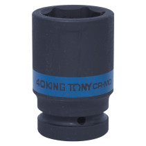 Головка торцевая ударная глубокая шестигранная 1", 40 мм KING TONY 843540M