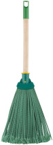 Plastic broom with wooden handle 240x660 mm