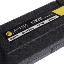 Ключ динамометрический ER-30470 : 1/2"DR (28-210Nm) 470мм ЭВРИКА /1/10