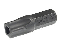 Бита 1/4"DR 5-гранная TORX с отверстием TS45Hх25мм JTC