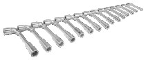 Set of curved socket wrenches series 29M, 8 - 24 mm, 14 pcs