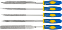 Diamond fillets, soft handle, 5x165/60 mm, 5 pcs.