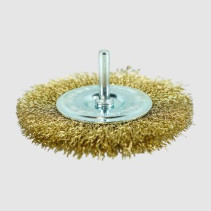 Disc cord brush (latuned steel 0.3 mm, diameter 100 mm, shank 6 mm) BERGER BG1731