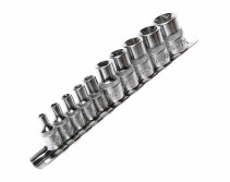 Набор головок торцевых 1/4"-3/8" TORX Е4-Е18 10 предметов JTC