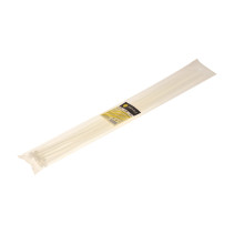 Хомут пластиковый ER-05502 белый 5.0x500мм универсальный (25шт) ЭВРИКА /1/200