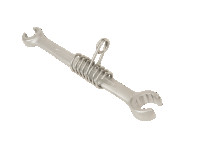 Ключ накидной с разрезом и предохранительной пружиной, 8х9 мм