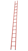 LSPD-3,5ATK single-section dielectric fiberglass ladder Telecom, abrasive coating of steps, hooks h=3500mm, steps 13