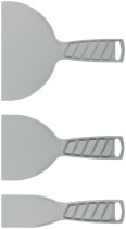 Plastic spatulas set of 3 pcs., 50/100/150 mm