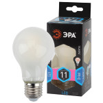 LED lamp ERA F-LED A60-11W-840-E27 frost 11W filament pear matte neutral white light E27