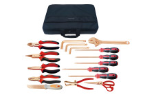 Explosion-proof tool kit (18 items) BeCu No.AA08-18, HORTZ